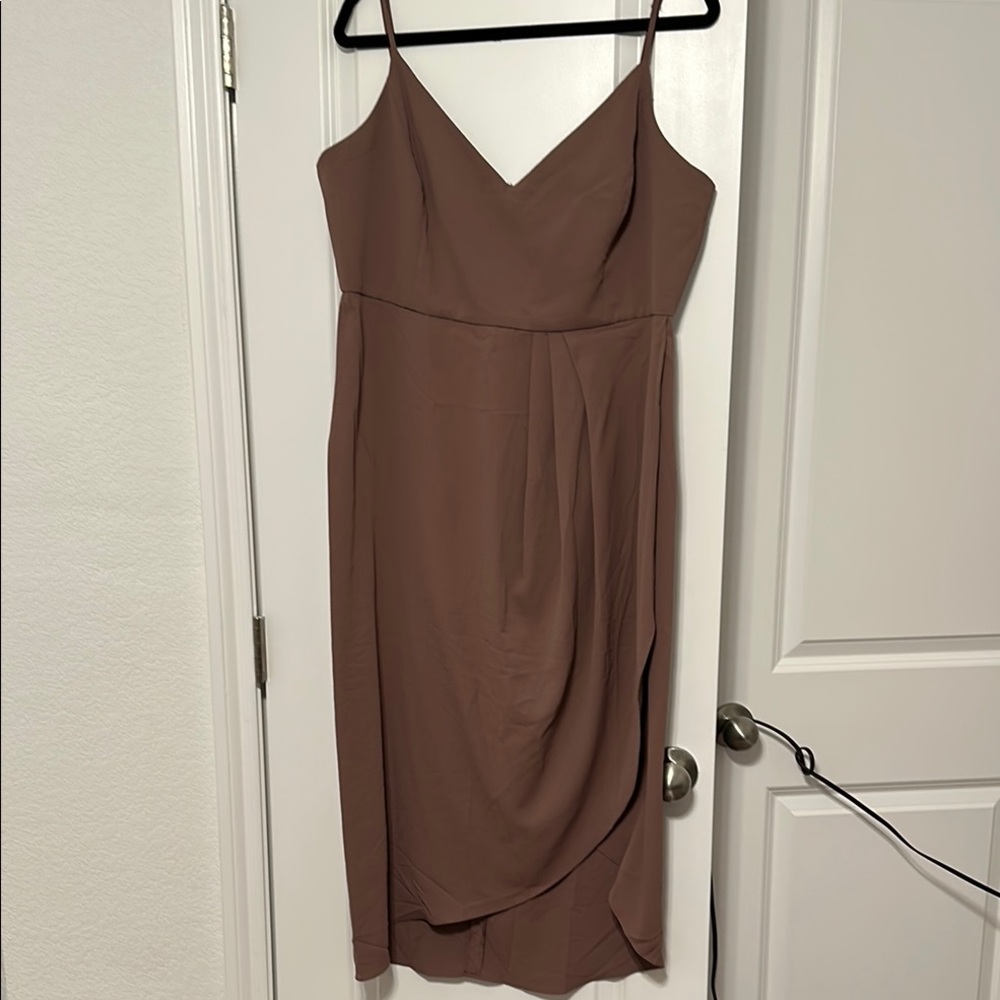 Lulu’s party dress with tulip hem
